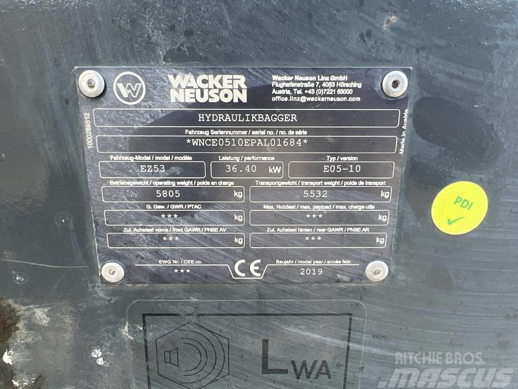 Wacker Neuson EZ53 Pásové rýpadlá