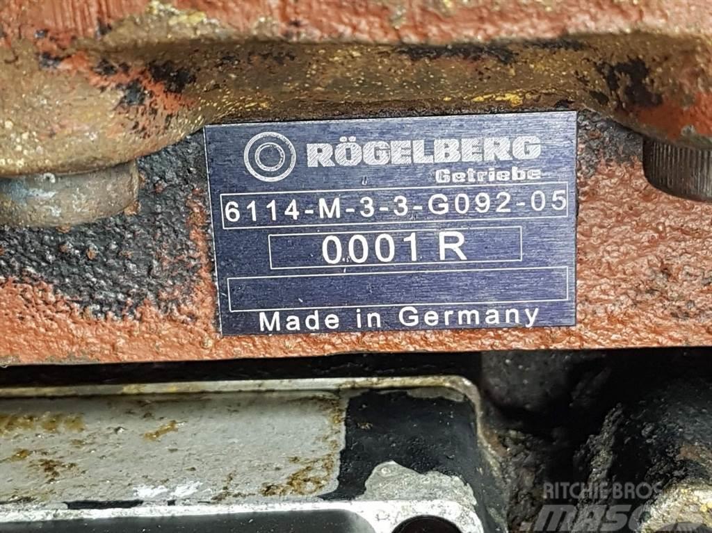 Rögelberg 6114-M-3-3-G092-Transmission/Getriebe/Tr Prevodovka
