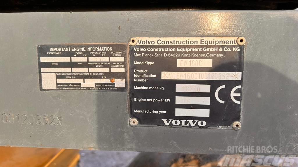 Volvo EW 160 C Kolesové rýpadlá