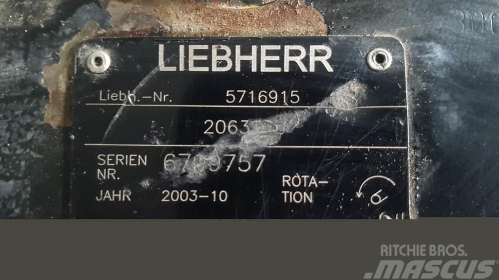 Liebherr 5716915 - L574/L580 - Drive pump/Fahrpumpe/Rijpomp Hydraulika