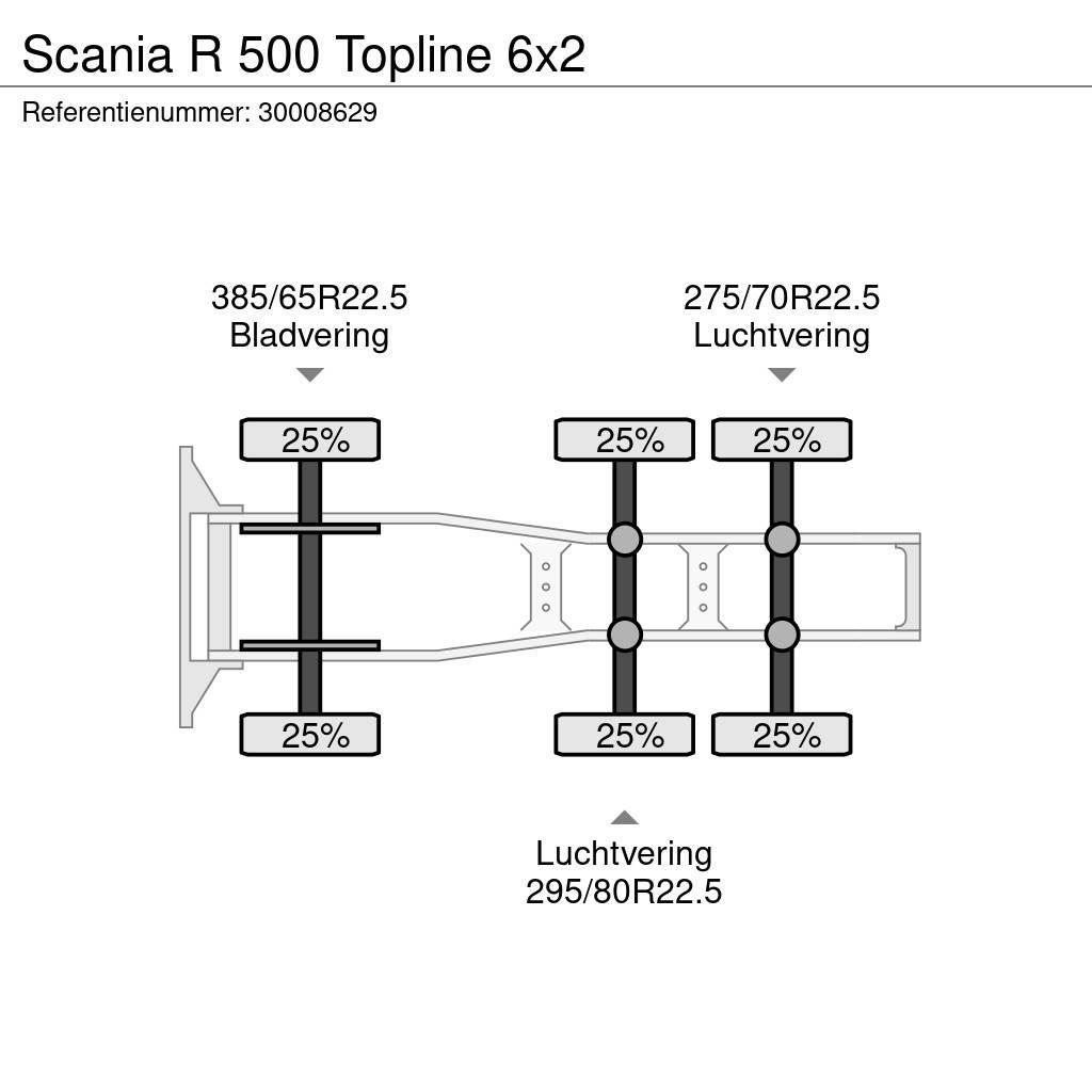 Scania R 500 Topline 6x2 Ťahače