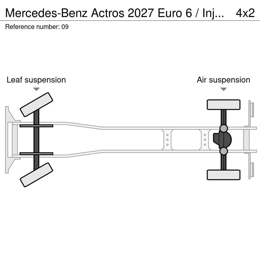 Mercedes-Benz Actros 2027 Euro 6 / Injektorproblem !!! Nákladné vozidlá bez nadstavby