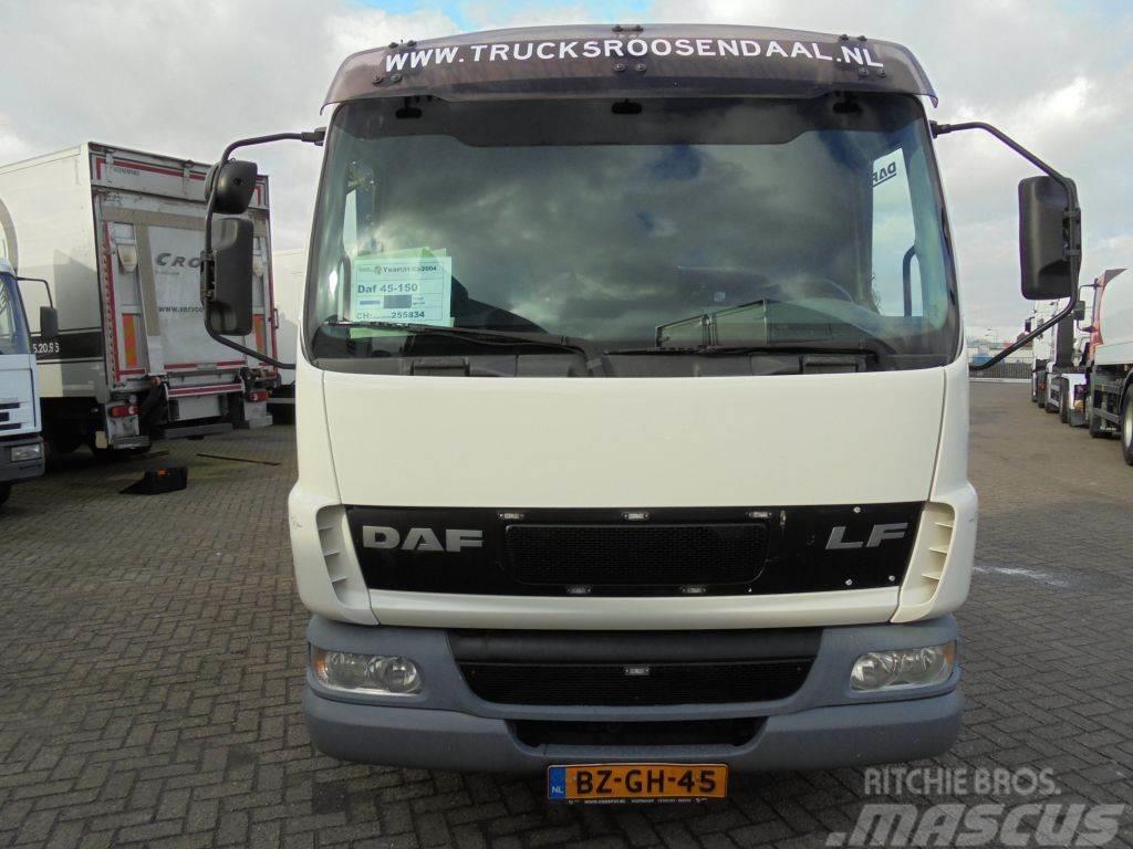 DAF LF 45.150 + MANUAL Plošinové nákladné automobily/nákladné automobily so sklápacími bočnicami