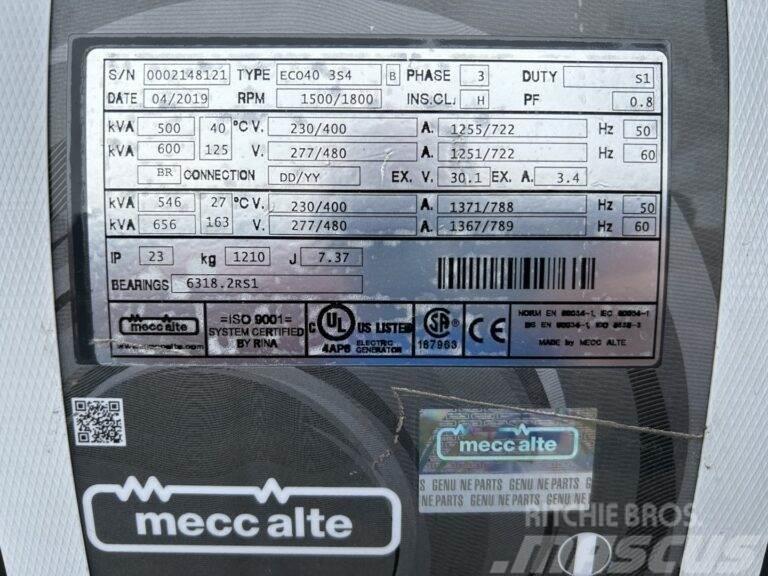 CAT Mecc Alte Eco40 3S4 - Unused - 600 kVa Ostatné generátory