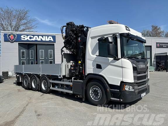 Scania G410B8x4*4NB Autožeriavy, hydraulické ruky