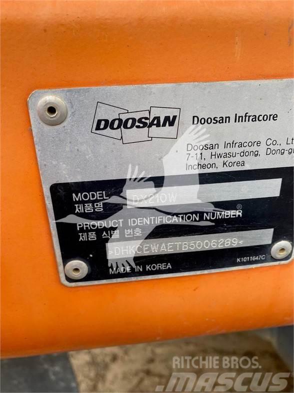 Doosan DX210W Kolesové rýpadlá