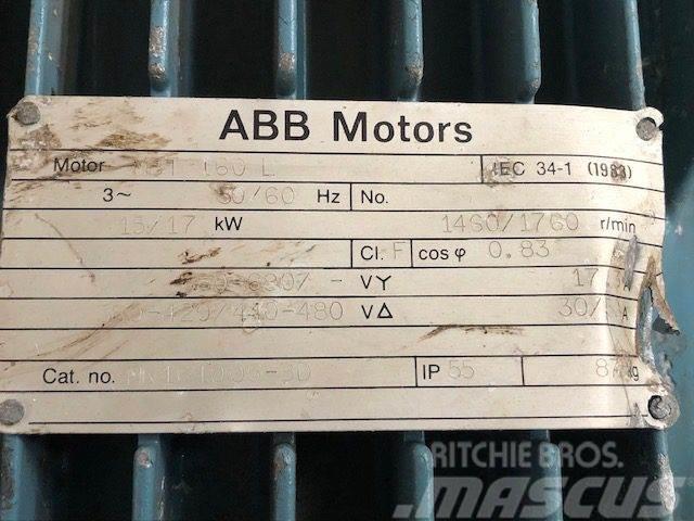  17/15 kW ABB MBT 160L E-Motor Motory