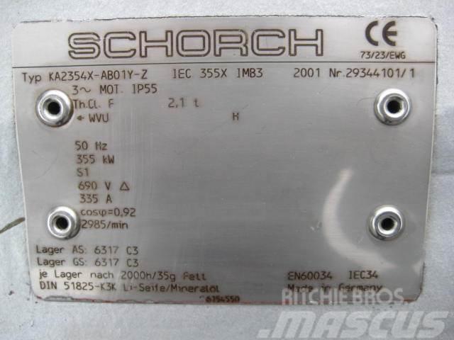  355 kW Schorch Type KA2354X-AB01Y-Z 2001 E-Motor Motory