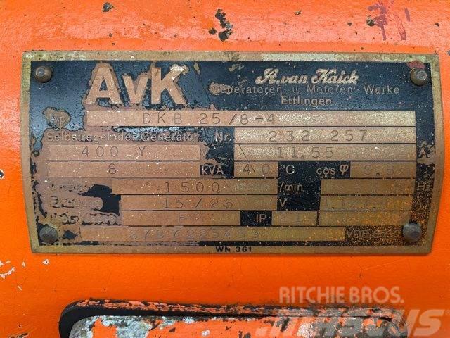  40 kVA AVK DKB 25/8-4 Generator Ostatné generátory