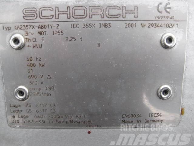  400 kW Schorch Type KA2357X-ABO1Y-Z 2001 E-Motor Motory