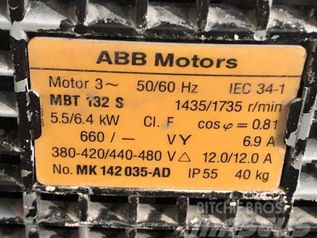  6,4/5,5 kW ABB MBT 132S E-Motor Motory