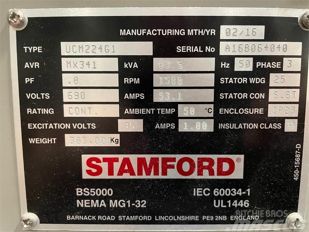  63.5 kva Stamford UCM224G1 generator (løs) Ostatné generátory