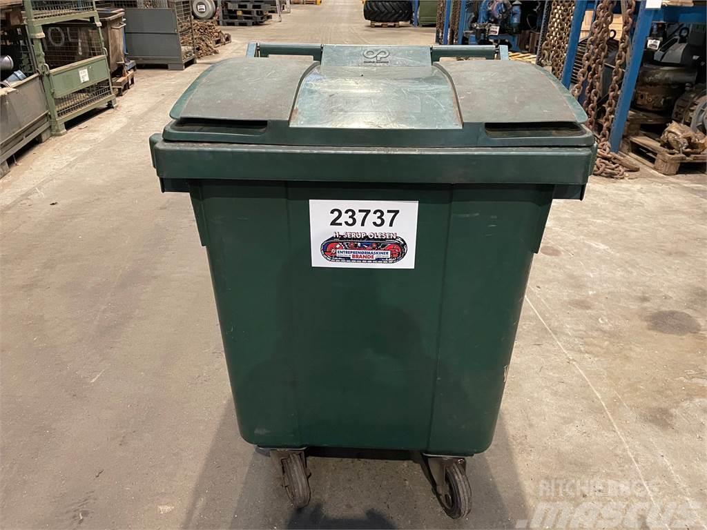  Affaldscontainere med låg og hjul - 400 ltr - 4 st Other components