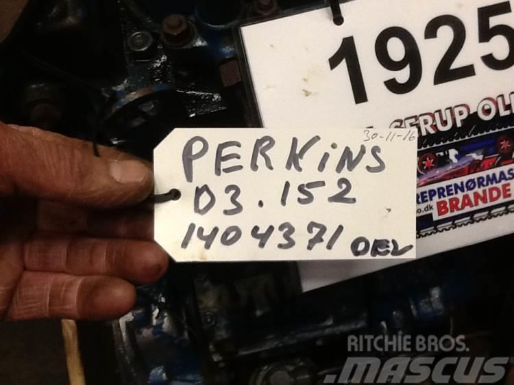 Perkins D3.152 motor - kun til dele Motory