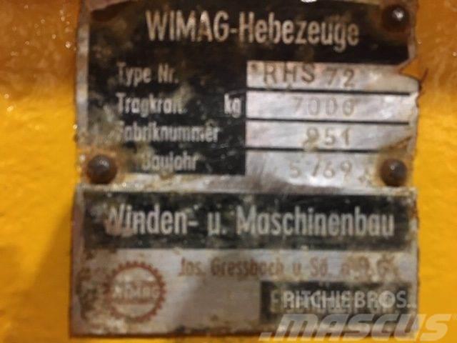  Wimag RHS72 løfteåg - 7 ton Diely a zariadenia žeriavov