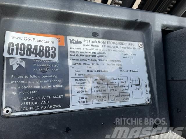 Yale ERC040AGN36TE084 Akumulátorové vozíky
