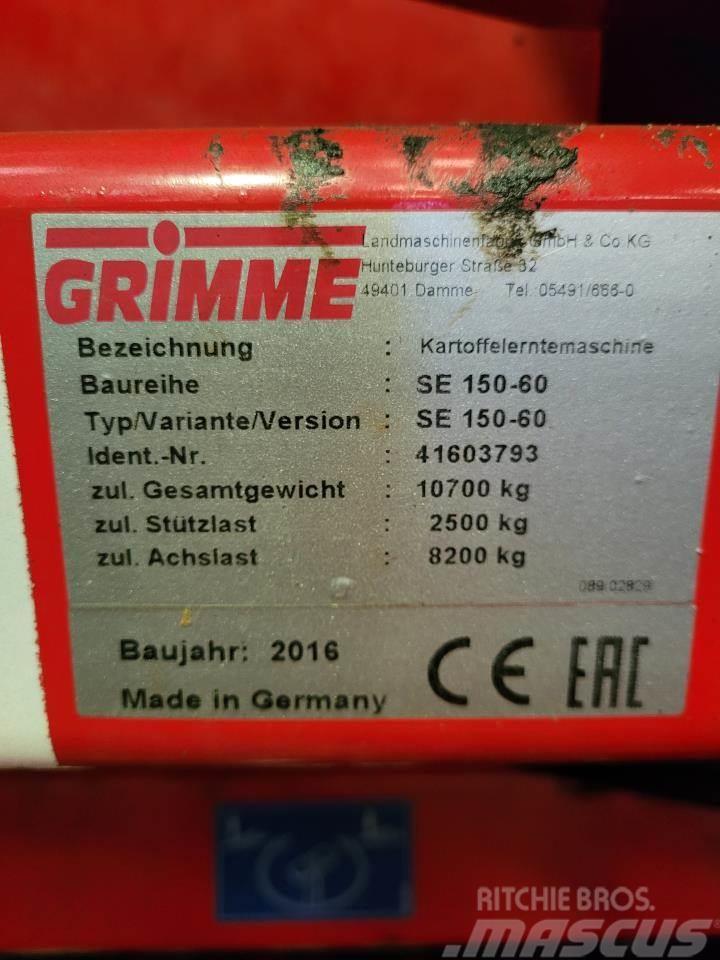 Grimme SE 170-60 XL Zemiakové kombajny