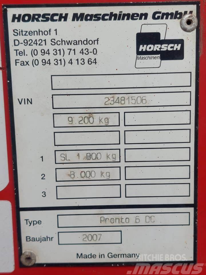 Horsch Pronto 6 DC med Doudrill Mechanické sejačky