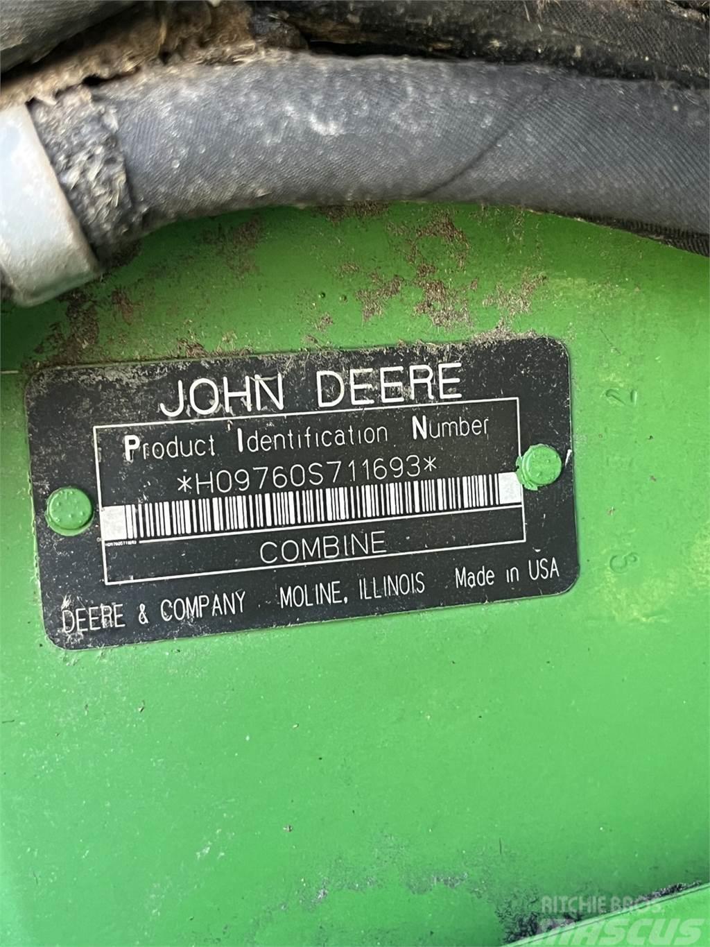 John Deere 9760 STS Kombinované zberacie stroje