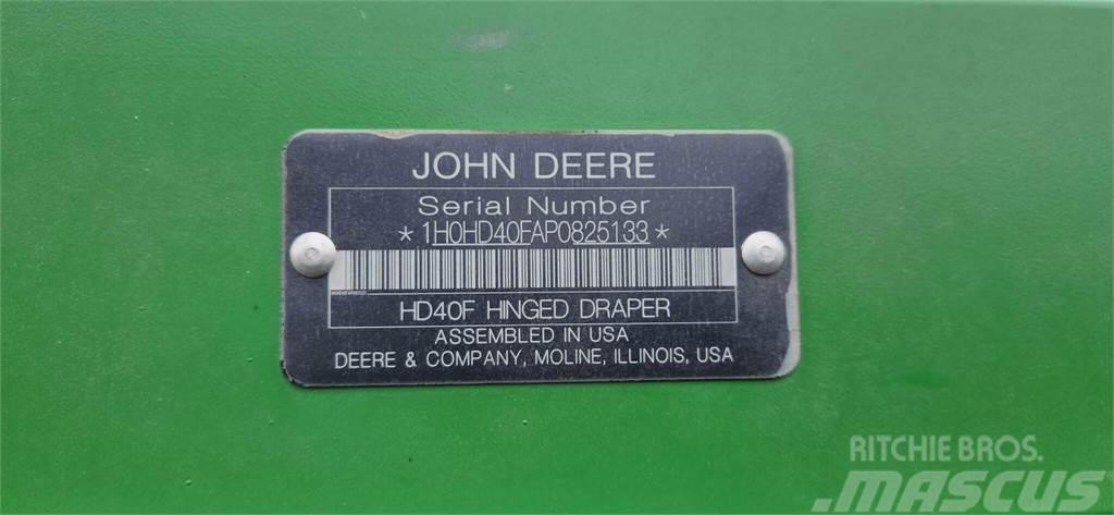 John Deere HD40F Príslušenstvo a náhradné diely ku kombajnom