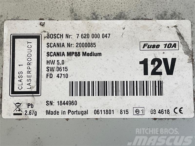 Scania SCANIA RADIO 2000085 Náhradné diely nezaradené