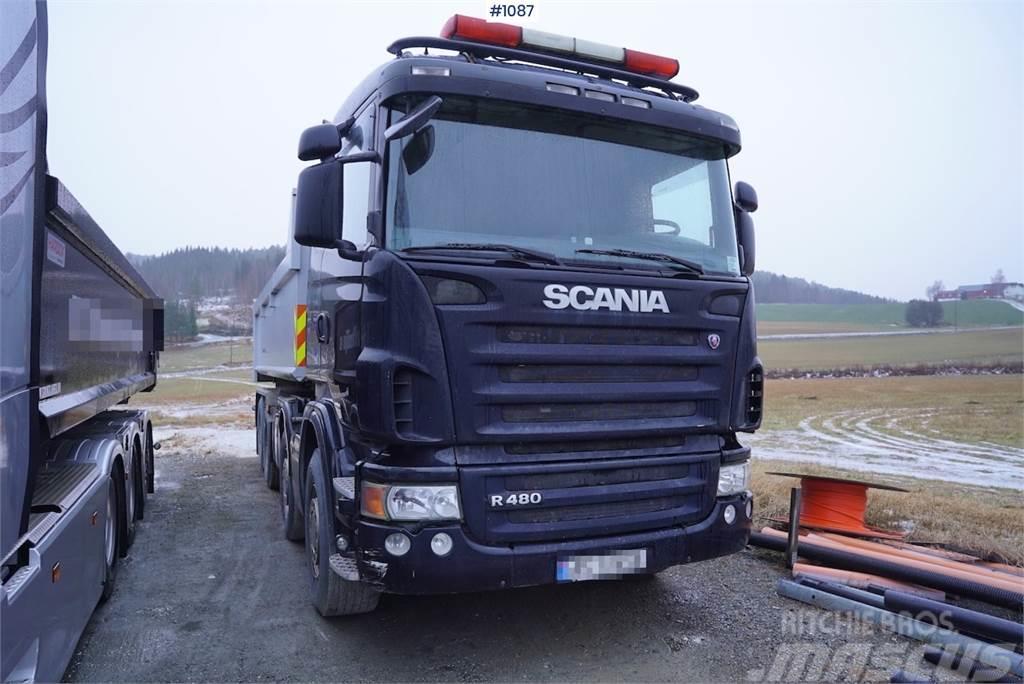 Scania R480 8x4 Skriňová nadstavba