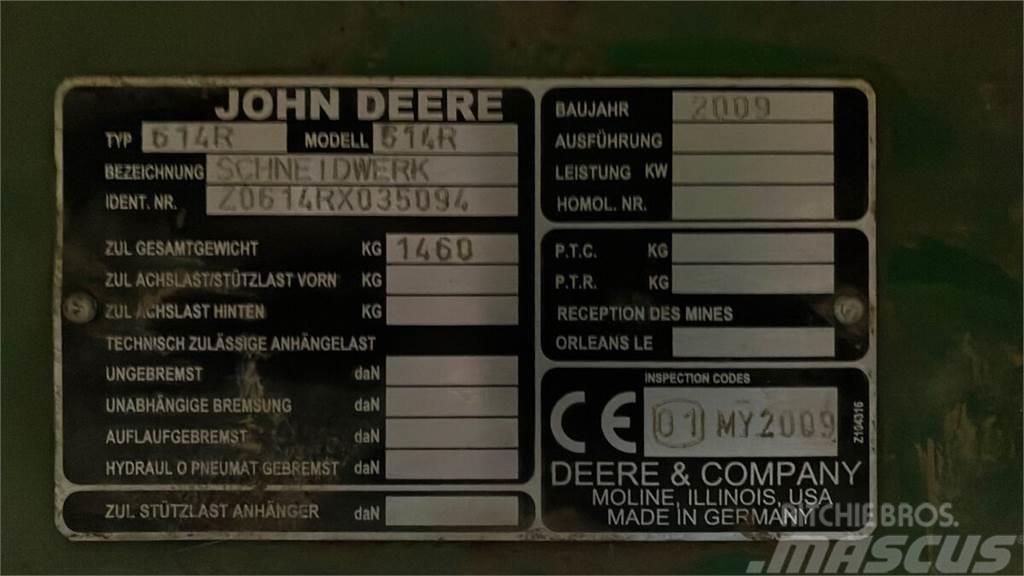 John Deere 614R Príslušenstvo a náhradné diely ku kombajnom
