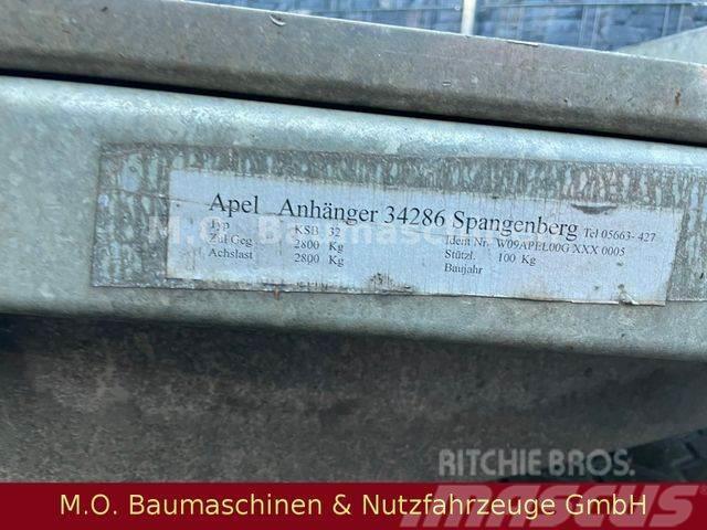  Apel Spangenberg KSB 32 / 2.380 Kg / Tüv 2023 / Nízko rámové nákladné automobily