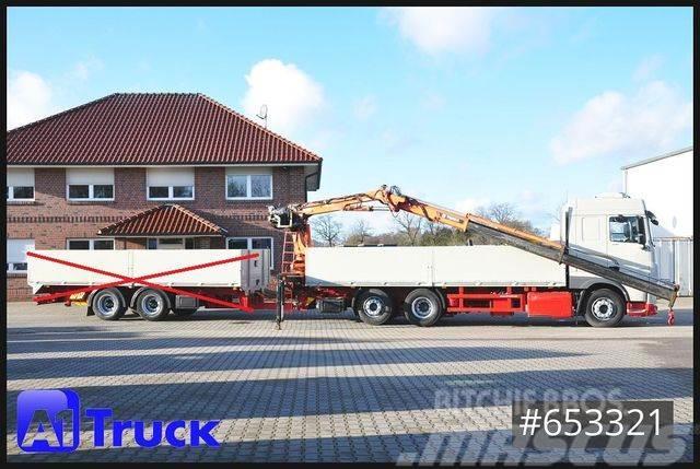 DAF XF 440, Baustoff, Terex 145.2 Plošinové nákladné automobily/nákladné automobily so sklápacími bočnicami