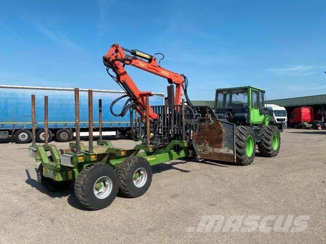 Forst TRAILER with crane vin 058 Prívesy na prepravu dreva