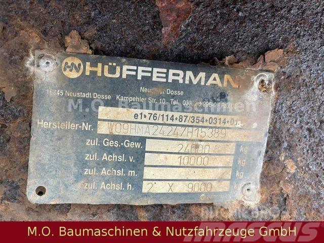 Hüffermann HMA 24.24 / Muldenanhänger / 24t Kontajnerové prívesy