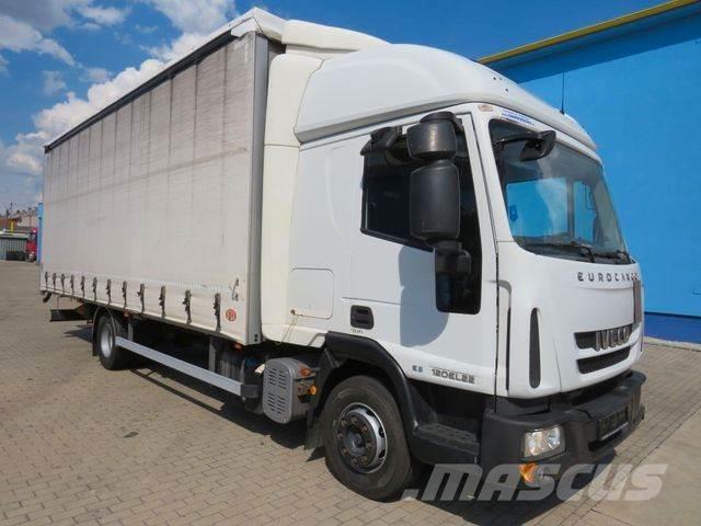 Iveco ML120EL22*EUROCARGO*E5*220PS*Pritsche 7,0*1xBett Nákladné vozidlá s bočnou zhrnovacou plachtou