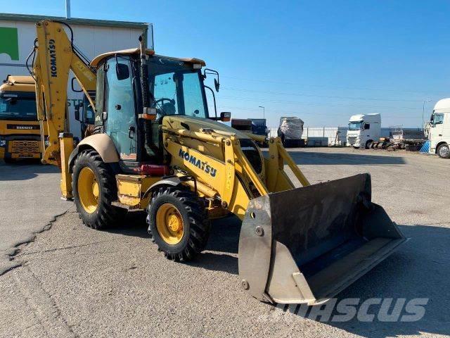 Komatsu WB93R traktorbager 4x4 manual, E3 vin 585 Rýpadlo-nakladače