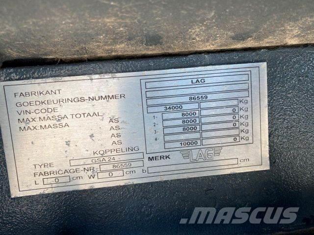 LAG tank for Diesel ADR 36m3 ALU body vin 559 Cisternové návesy