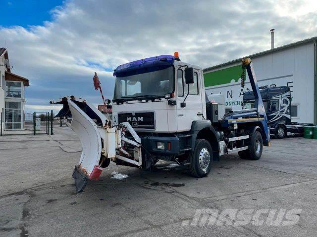 MAN 19.293 4X4 snowplow, for containers vin 491 Ďalšie nákladné vozidlá