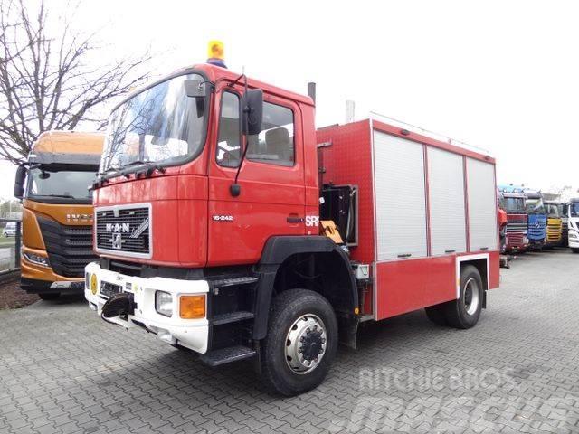 MAN F90 16.242 4X4 / Feuerwehr Autožeriavy, hydraulické ruky