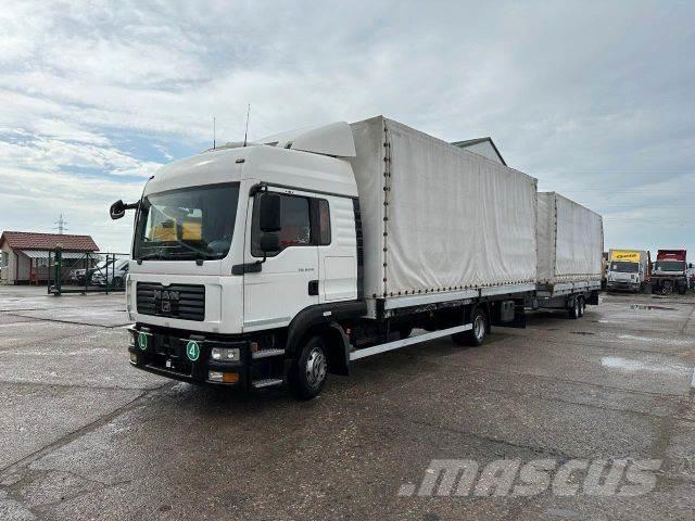 MAN TGL 8.210 4X2 with sides EURO 4 vin 752 Nákladné vozidlá s bočnou zhrnovacou plachtou