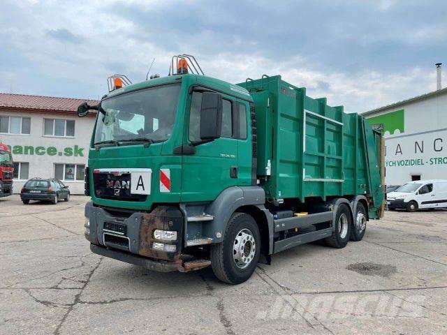 MAN TGS 26.320 6x2 garbage truck vin 742 Smetiarske vozidlá