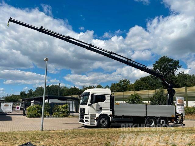 MAN TGS 26.470 /6X2 Euro6 Retarder HIAB 228 - 6 Plošinové nákladné automobily/nákladné automobily so sklápacími bočnicami