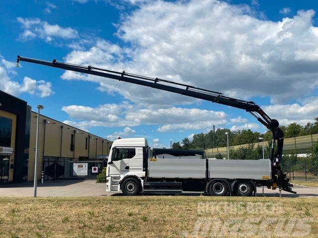 MAN TGS 26.470 /6X2 Euro6 Retarder HIAB 228 - 6 Plošinové nákladné automobily/nákladné automobily so sklápacími bočnicami