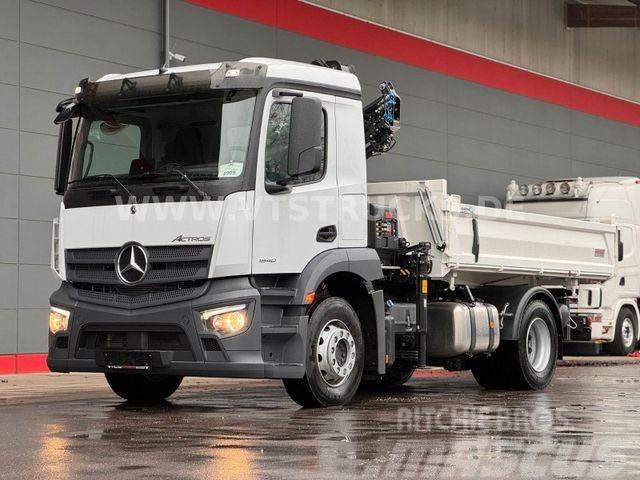 Mercedes-Benz Actros 1840 4x2 Euromix DSK + HIAB 118BS-3 Kran Tipper trucks