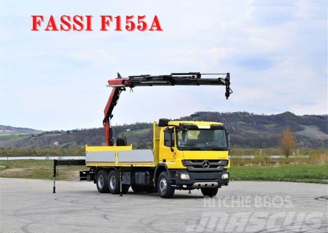 Mercedes-Benz ACTROS 2636 * FASSI F155A + FUNK/6x4 Autožeriavy, hydraulické ruky