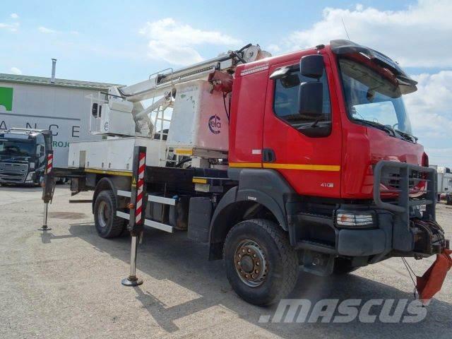 Renault KERAX 410.19 4x4 Hubarbeitsbühne 17m,vin 487 Autoplošiny