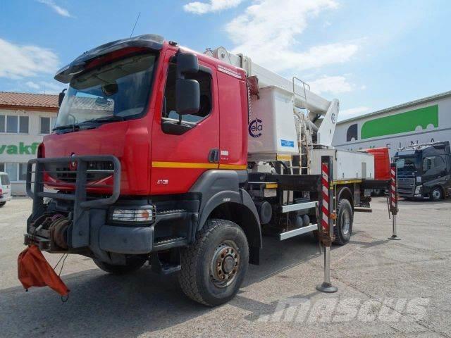 Renault KERAX 410.19 4x4 Hubarbeitsbühne 17m,vin 487 Autoplošiny