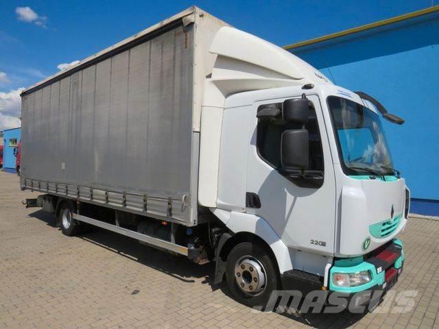 Renault MIDLUM 220 DXI*EURO 5*Manual*Pritsche 7,3 *220PS Nákladné vozidlá s bočnou zhrnovacou plachtou