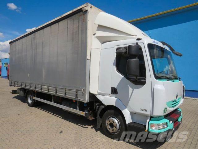 Renault MIDLUM 220 DXI*EURO 5*Manual*Pritsche 7,3 *220PS Nákladné vozidlá s bočnou zhrnovacou plachtou