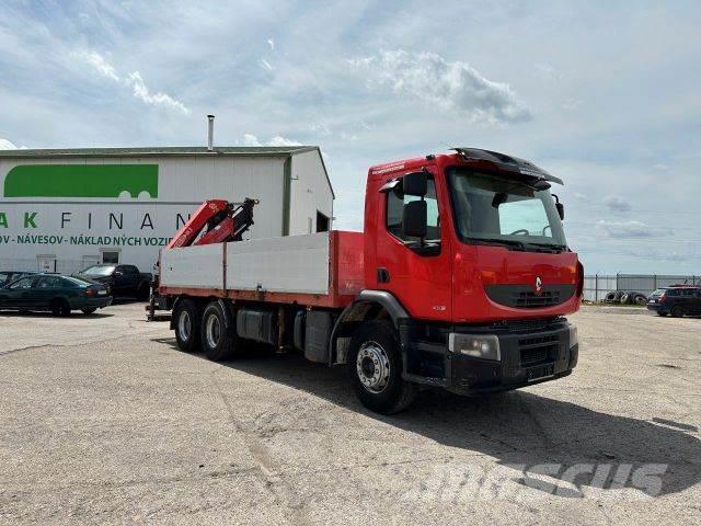 Renault PREMIUM 430 DXi 6x4 with crane AUTOGRU vin 490 Autožeriavy, hydraulické ruky