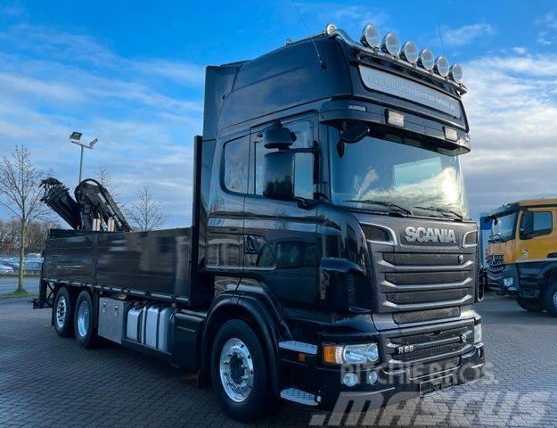 Scania R560 BL 6x2 / Highline/ Atlas 165.2E/ Funk/ E5 Plošinové nákladné automobily/nákladné automobily so sklápacími bočnicami