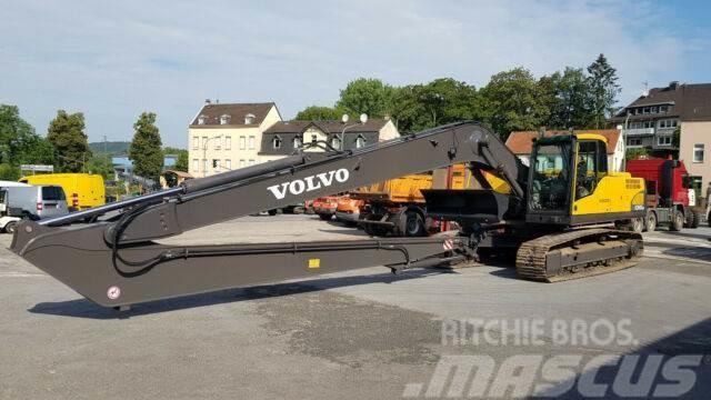 Volvo Ec 250 DNL mit Neu Long REach Arm 16 m Pásové rýpadlá