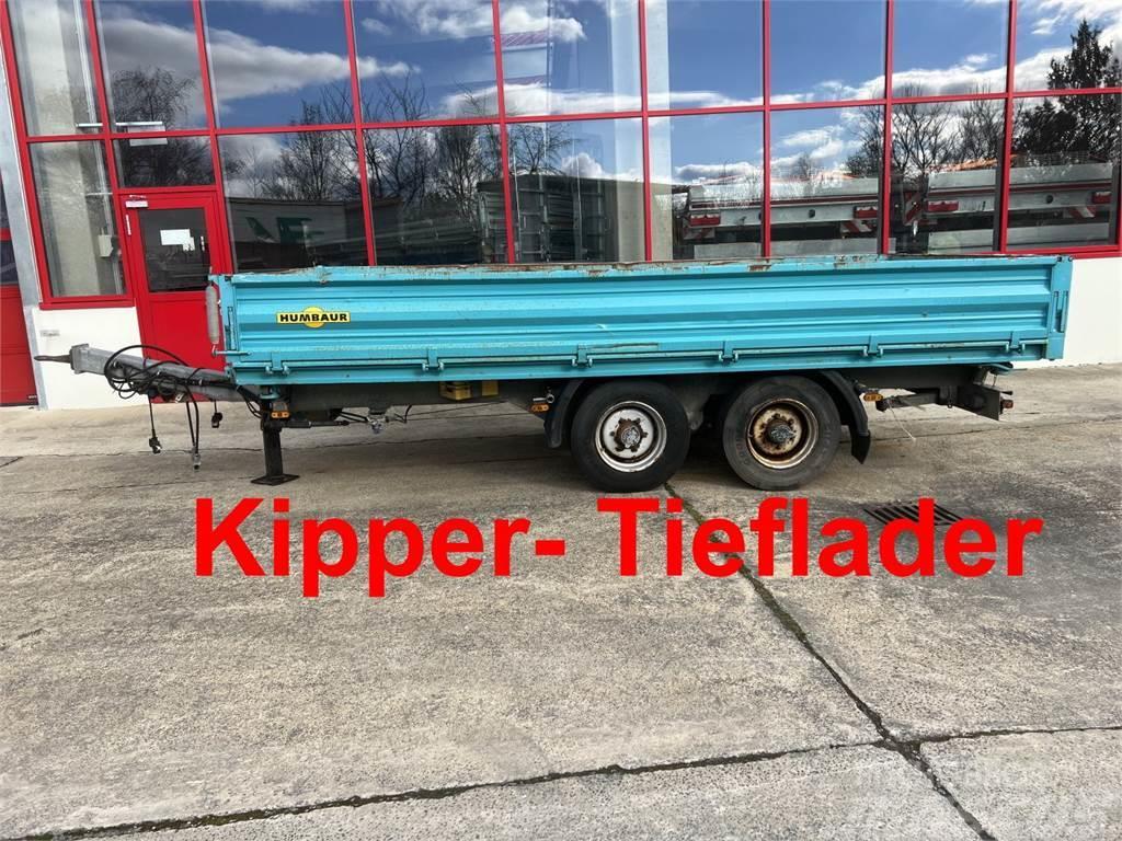 Humbaur HTK 10 50 24 Tandem Kipper- Tieflader Vyklápacie prívesy